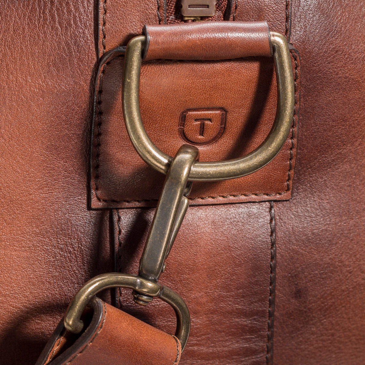 Shoulder Bag Bacalar Taupe Leather