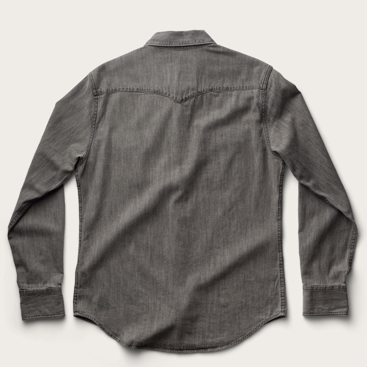 denim pearl snap shirt mens