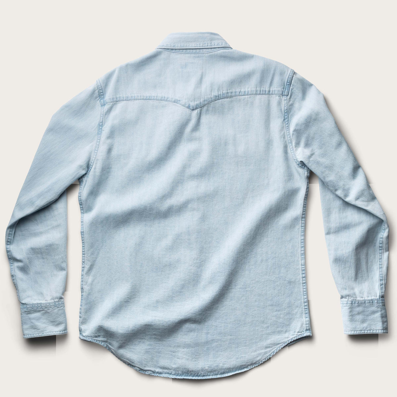 Men's Denim Pearl Snap Shirt - Western Denim Pearl Snap | Tecovas