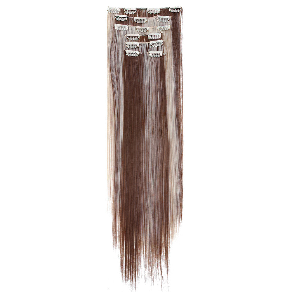 Wig Straight Hair Extetion 7pcs Suit 55cm     6PH613