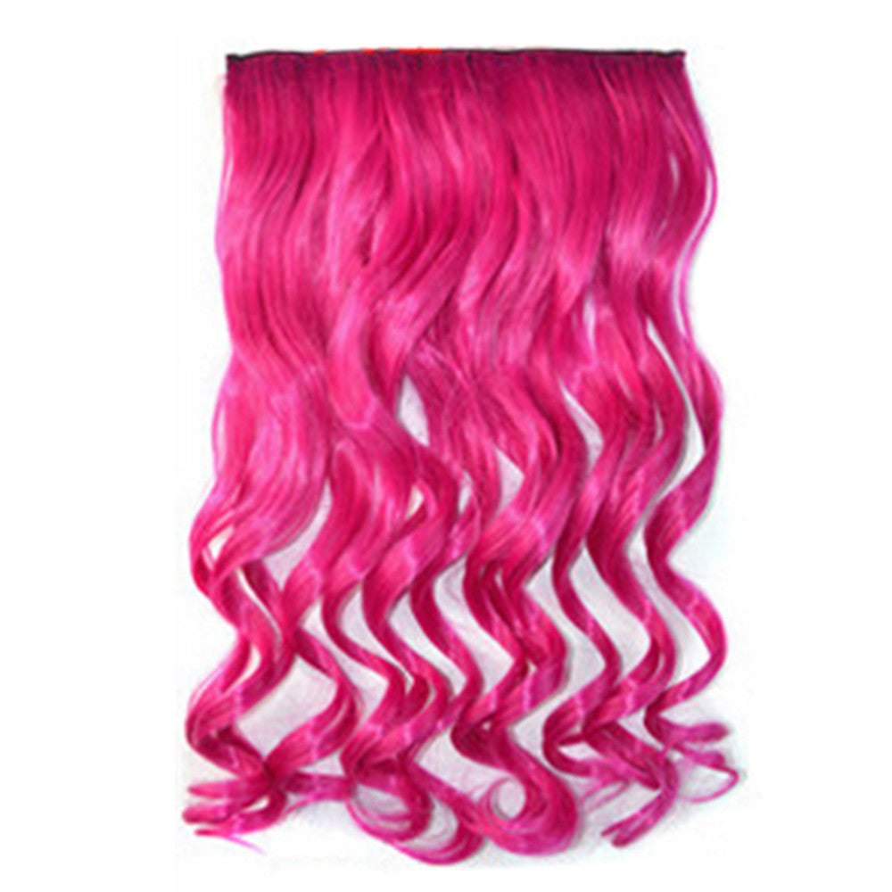 Colorful Gradient Ramp Cosplay Hair Extension Wig 5