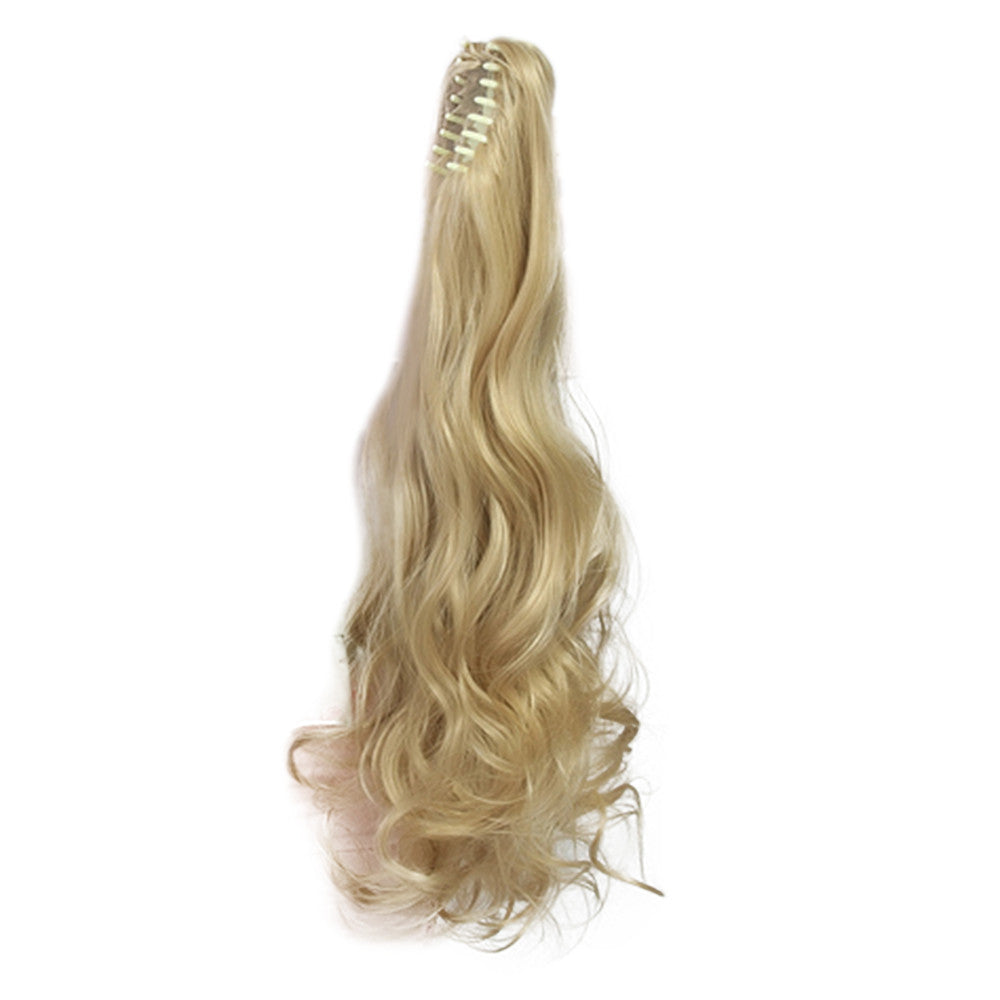 Wig Horsetail Wave Curled Claw Clip   SXP054-24M613#