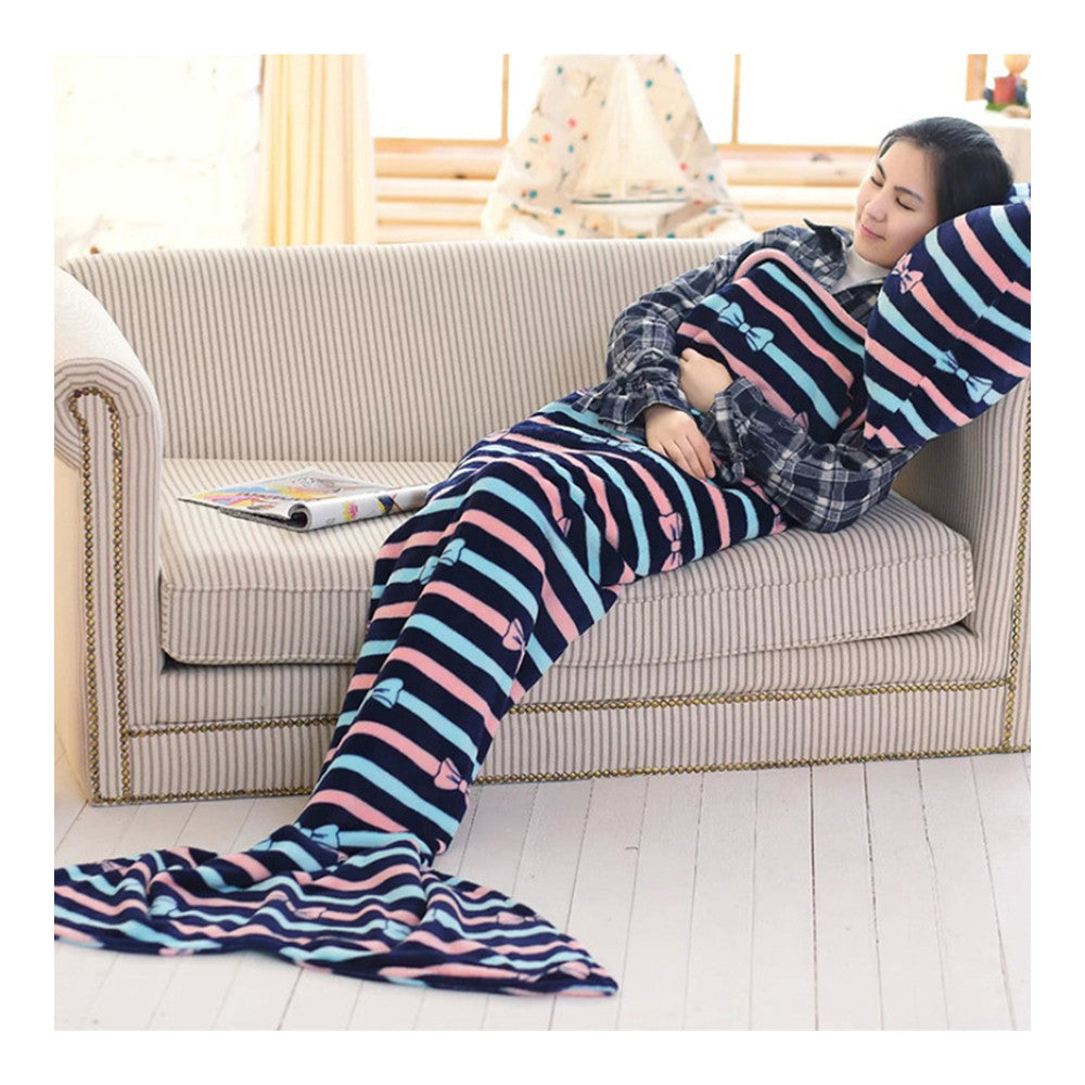 Bowknot Bolster Green Stripe Conditioner Sofa Casual Pillow Gift Girl    big - Mega Save Wholesale & Retail - 3