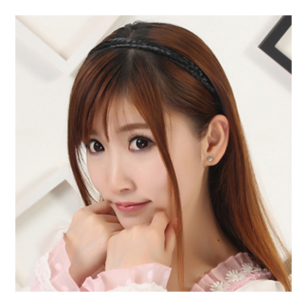 Middle Size Wig Hair Band Double Braid    FDS-06