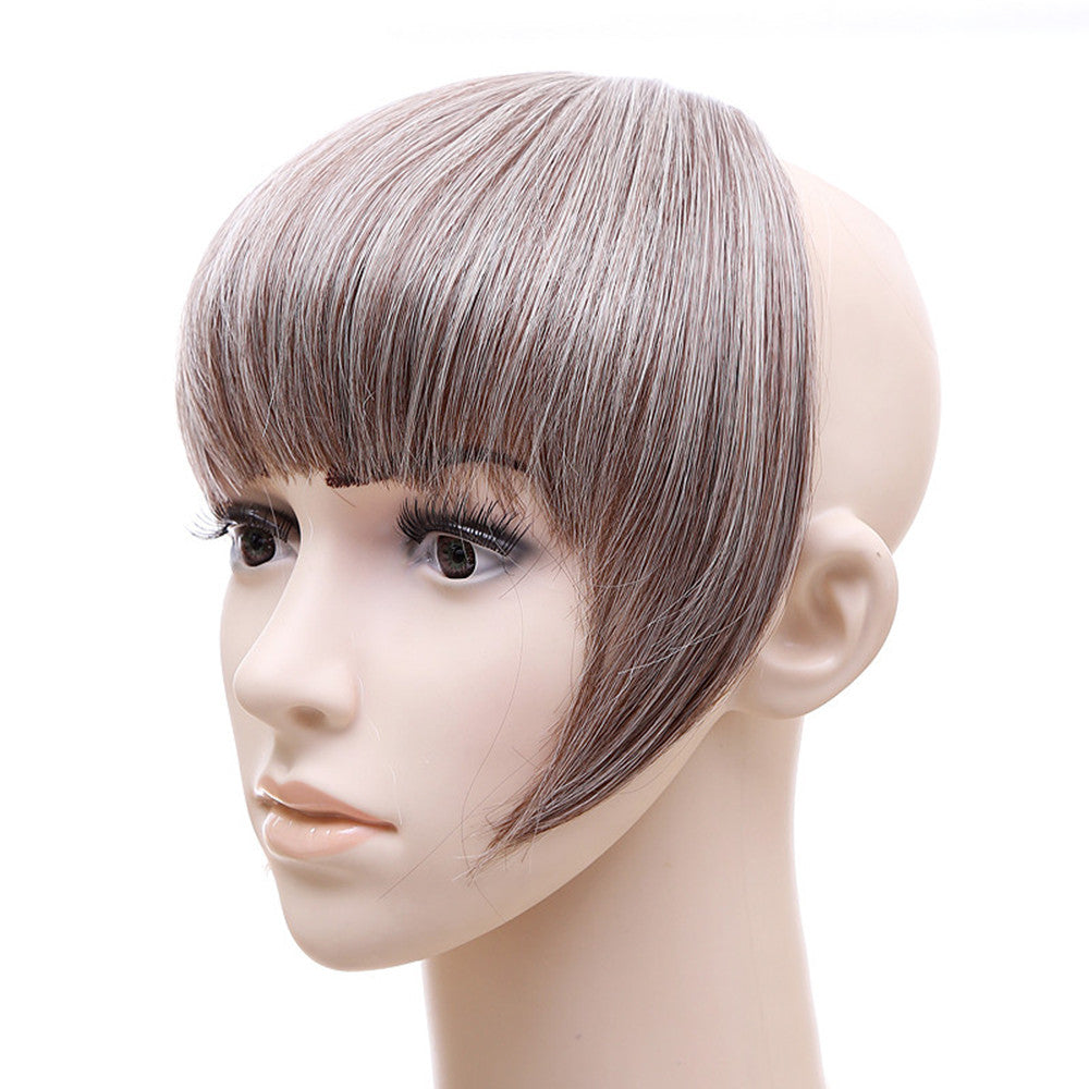 Blunt Bang with Temples Long Hair Card Type Wig     M8/613#