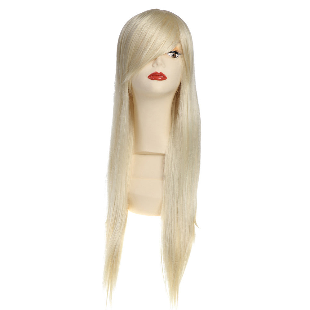 Cosplay Anime Wig Golden Long Straight Hair