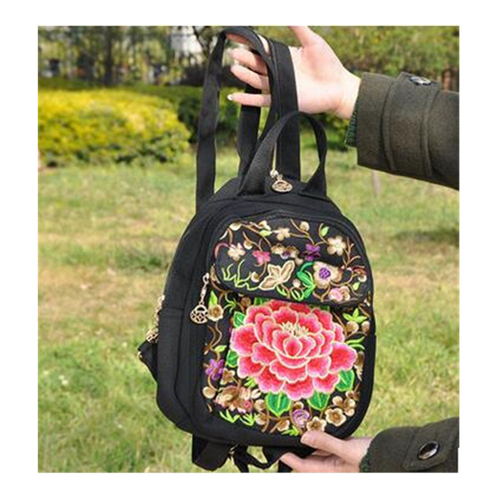New National Style Emboridery Bag Original Dual-purpose Shoulders Bag Chest Bag Featured Emboridery 