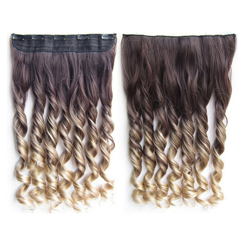 Gradient Ramp Hair Extension 5 Cards Wig     4T24#