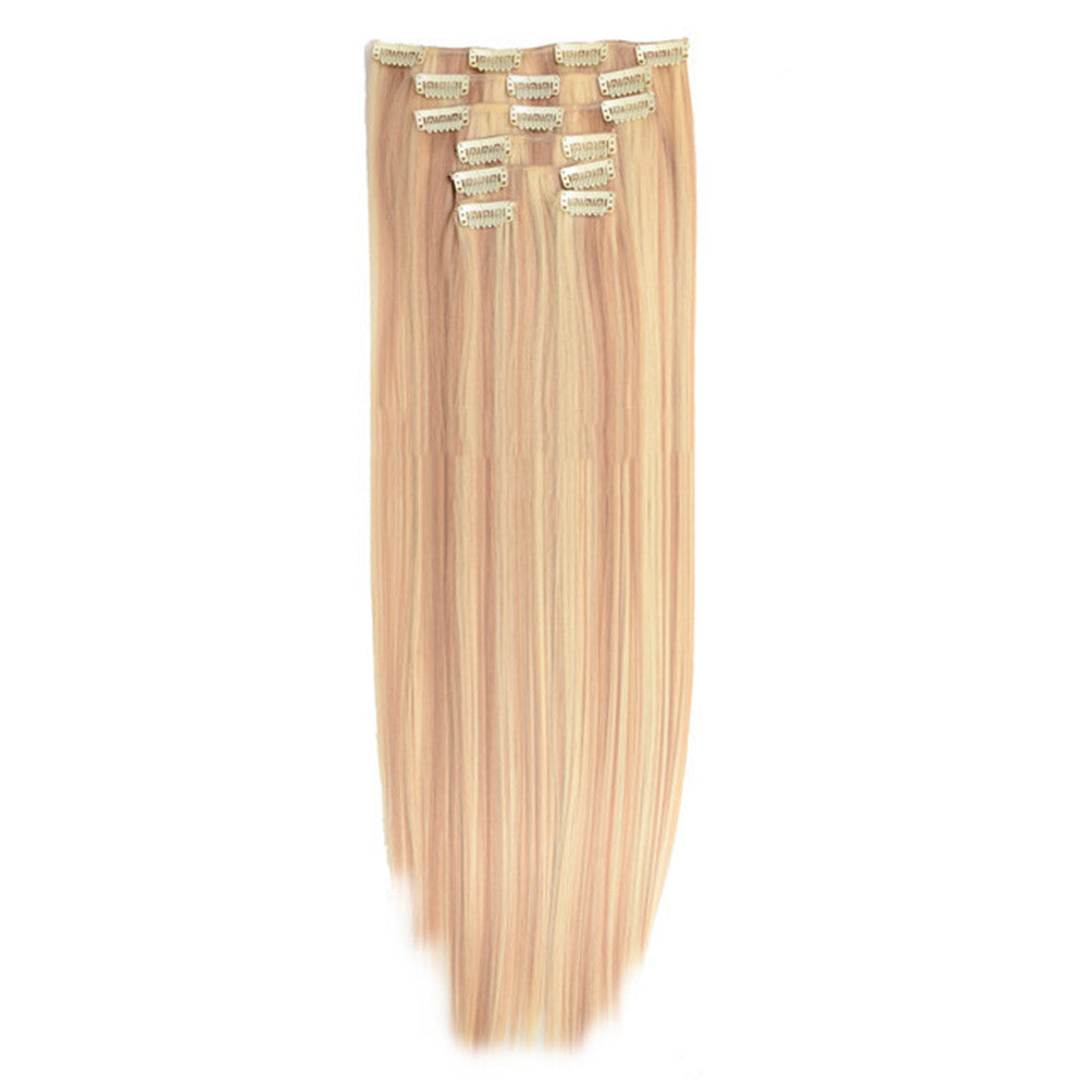 Hair Extension 7pcs Suit Wig 120g    27/613#