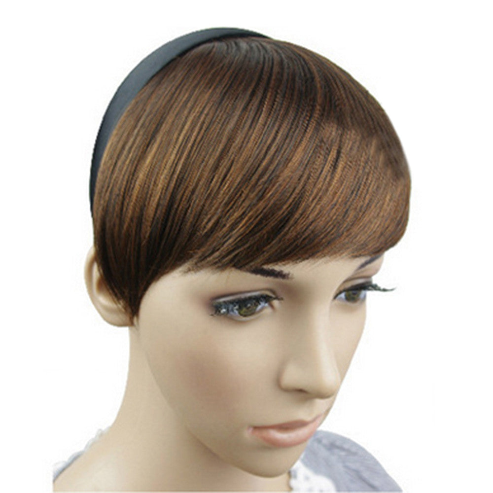 Hair Band Tilted Frisette Wig light brown