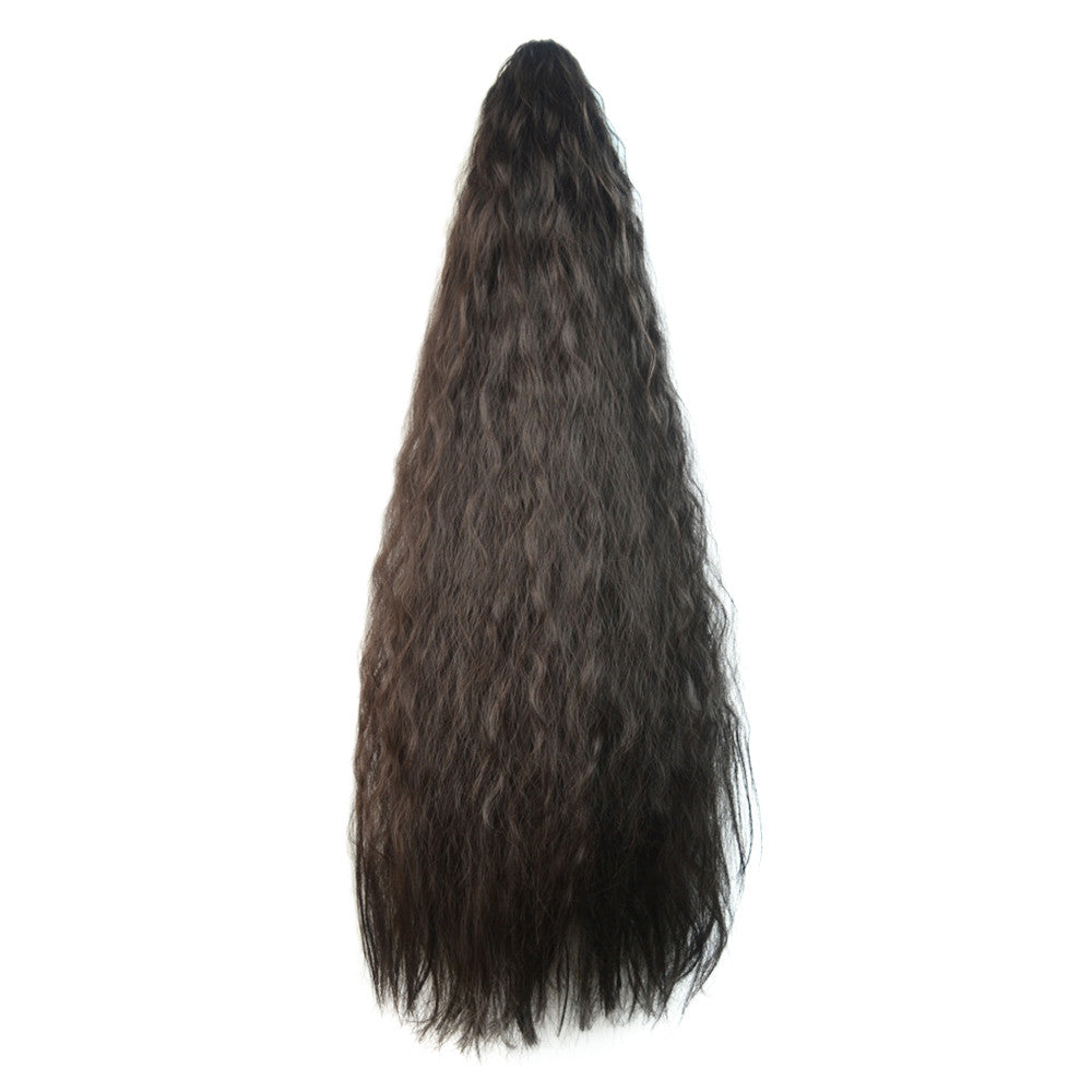 Wig Horsetail Claw Clip Corn Hot   4# brown black