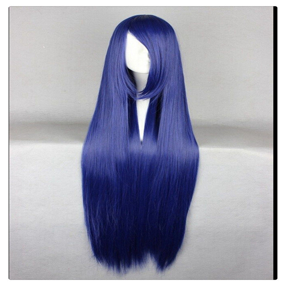 Women Fashion 100CM/39" Long straight Cosplay Fashion Wig heat resistant resistant Hair Full Wi