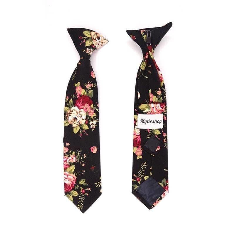 Jacquard Floral Brown Silk Tie – Wilmok