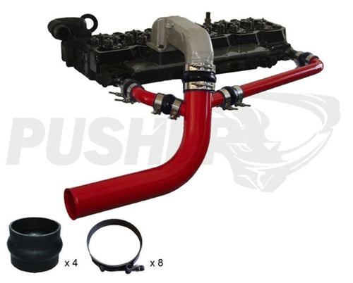 03-07 Cummins Pusher Intakes 3" Cross Air System