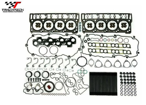 08-10 Powerstroke 6.4 TrackTech Complete Top End Cylinder Head Gasket / Studs Service Kit