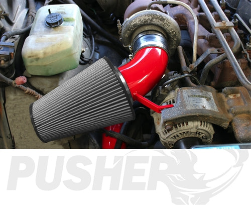 89-91 Cummins 12v Pusher Front Mount Cold Air Intake System