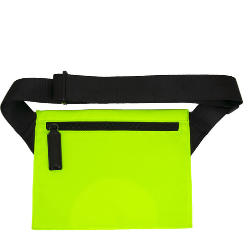 neon green side bag