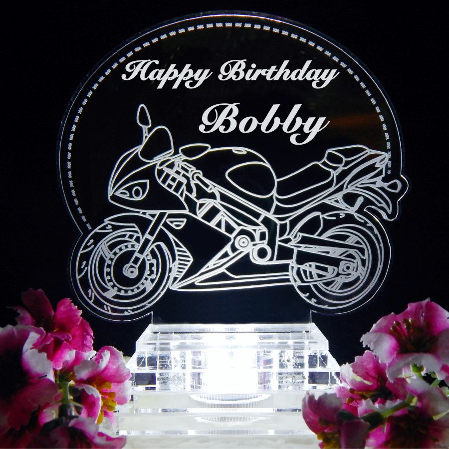Harley-Davidson Motor Cycles Black and White Logo Edible Cake Topper I – A  Birthday Place