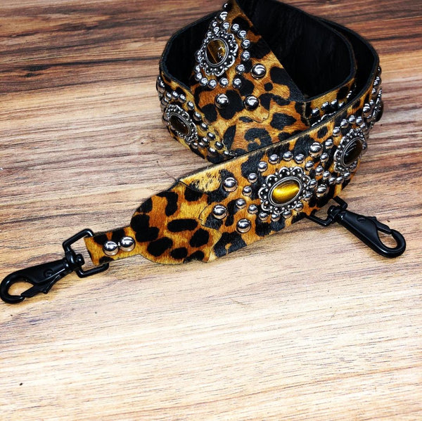 Leopard Beaded Purse Strap – Jaded the Boutique