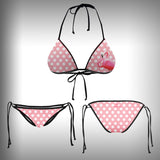 Monkinis™ Custom Full color Bikini - Flamingo Top and Bottom - SurfmonkeyGear
 - 1