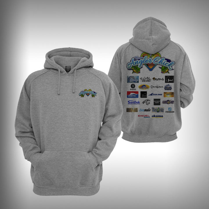 Team Angler Chick Sponsored Graphic Hoodie Sweatshirt