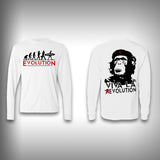 Viva La Evolution Monkey - Performance Shirt - Fishing Shirt ...