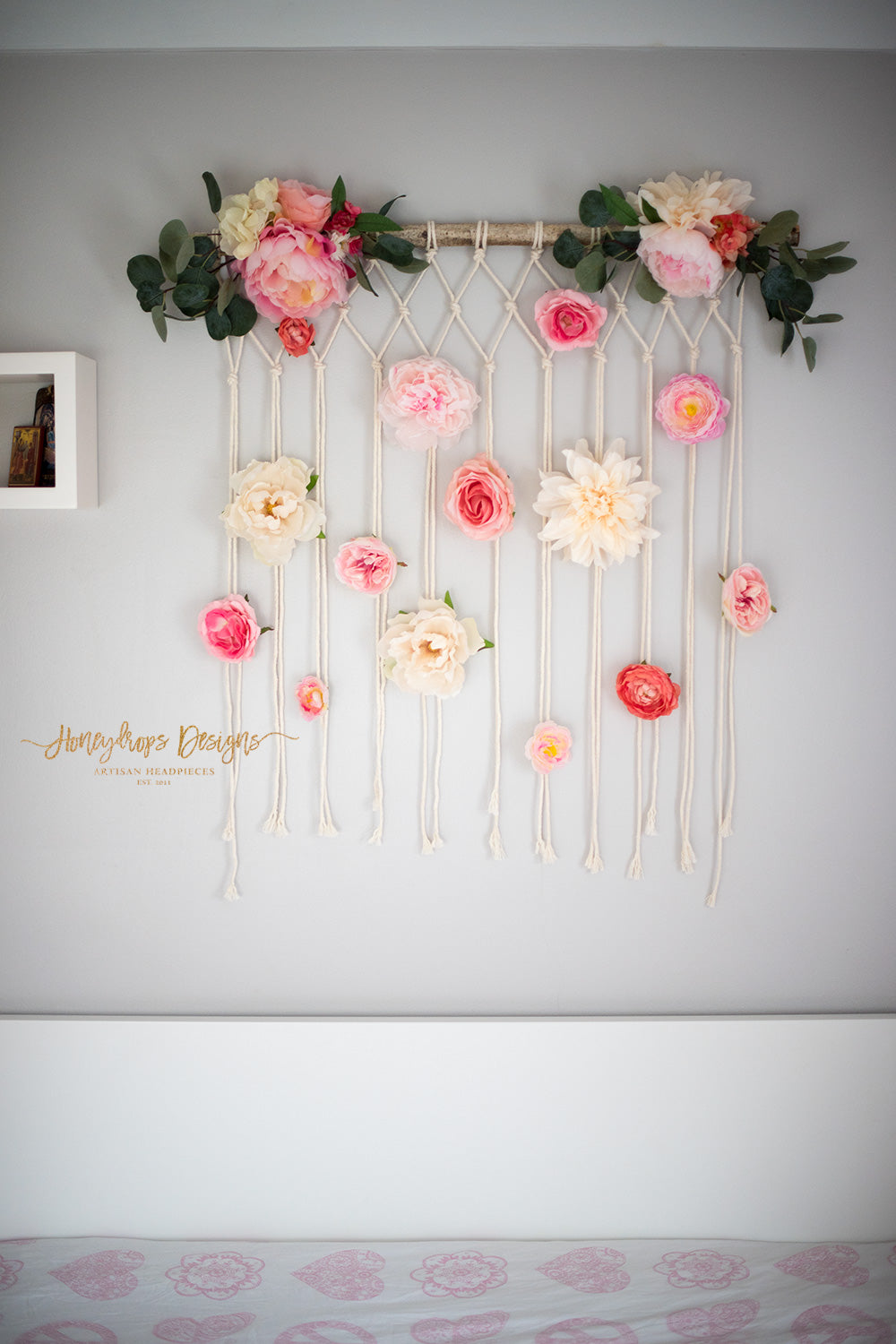 nursery wall flower decor