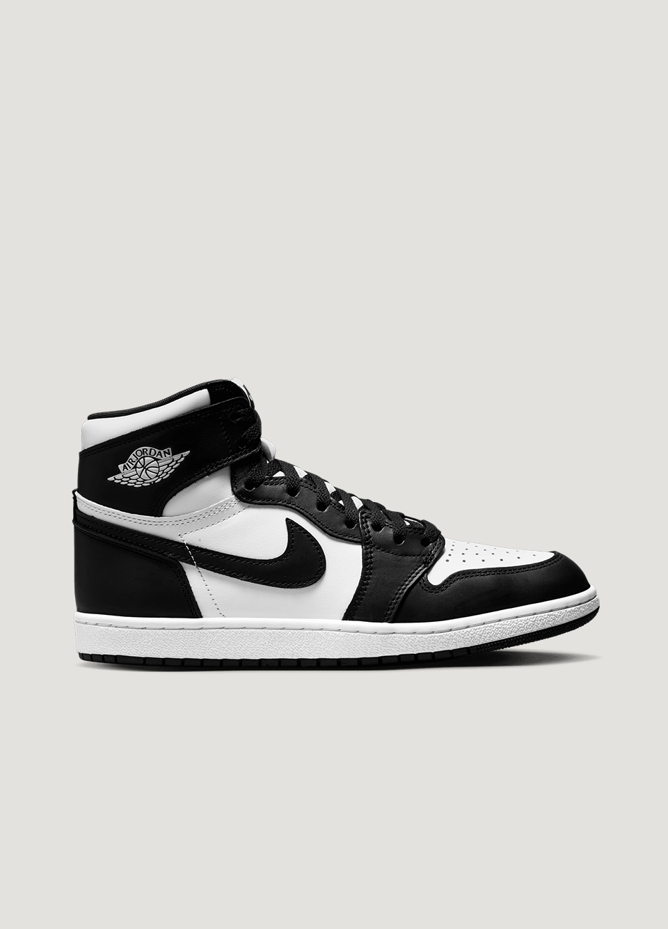 nike air jordans black and white