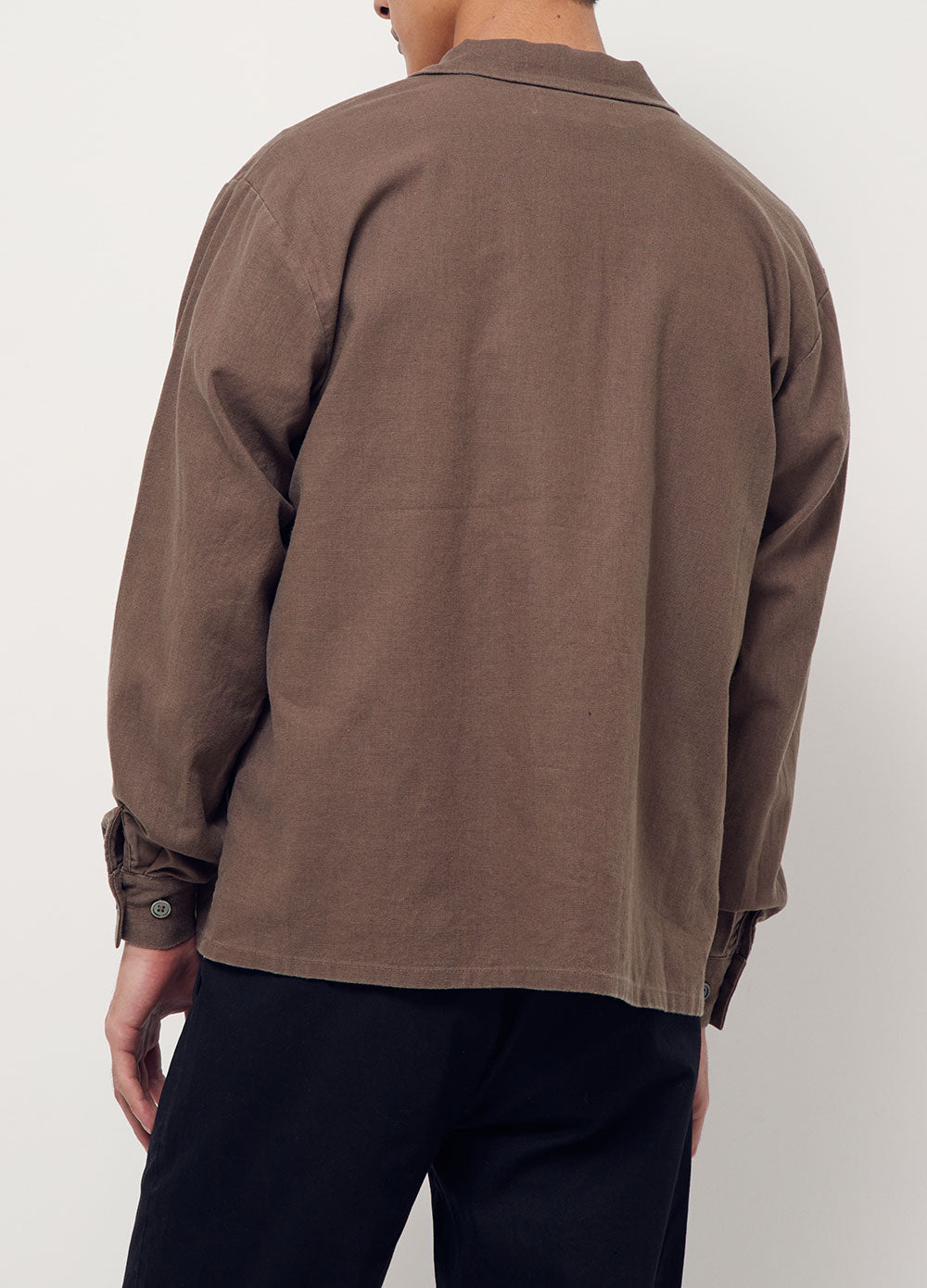 Men's Brown Torento Overshirt by Incu Collection | Incu