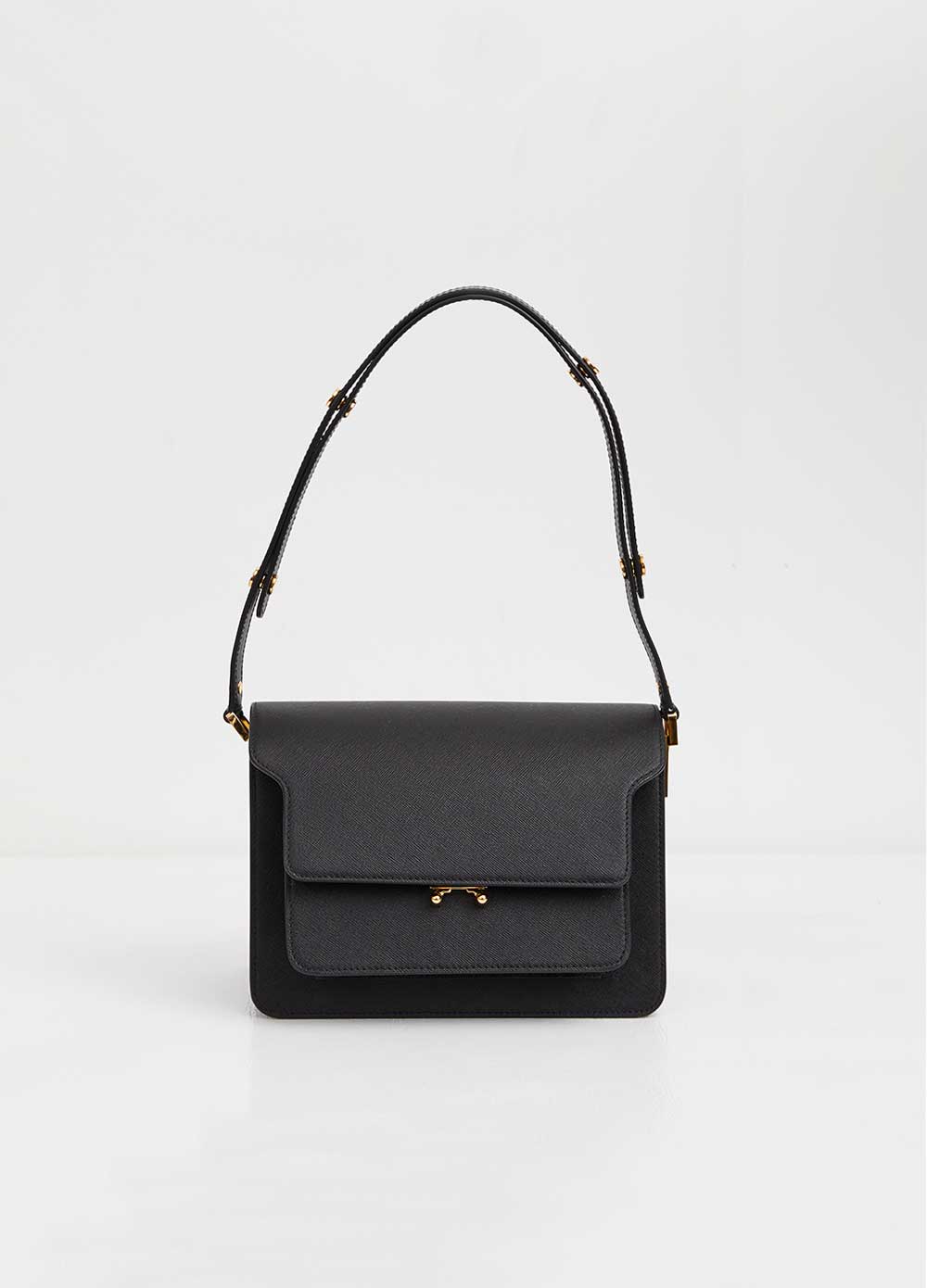 Women's Black Trunk Bag by Marni | Incu