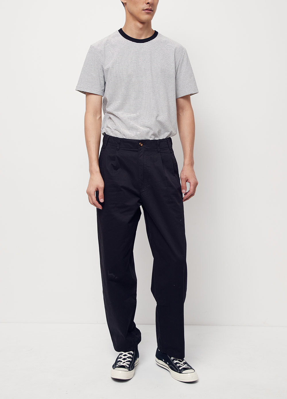 Pleated Chinos