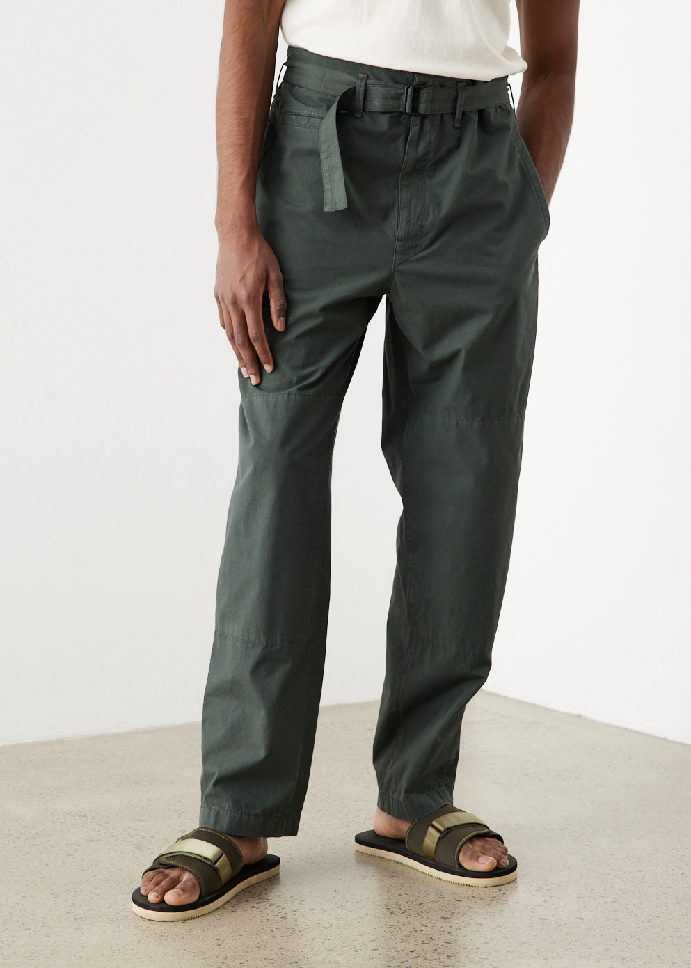 lemaire 21aw trench pants size 46-