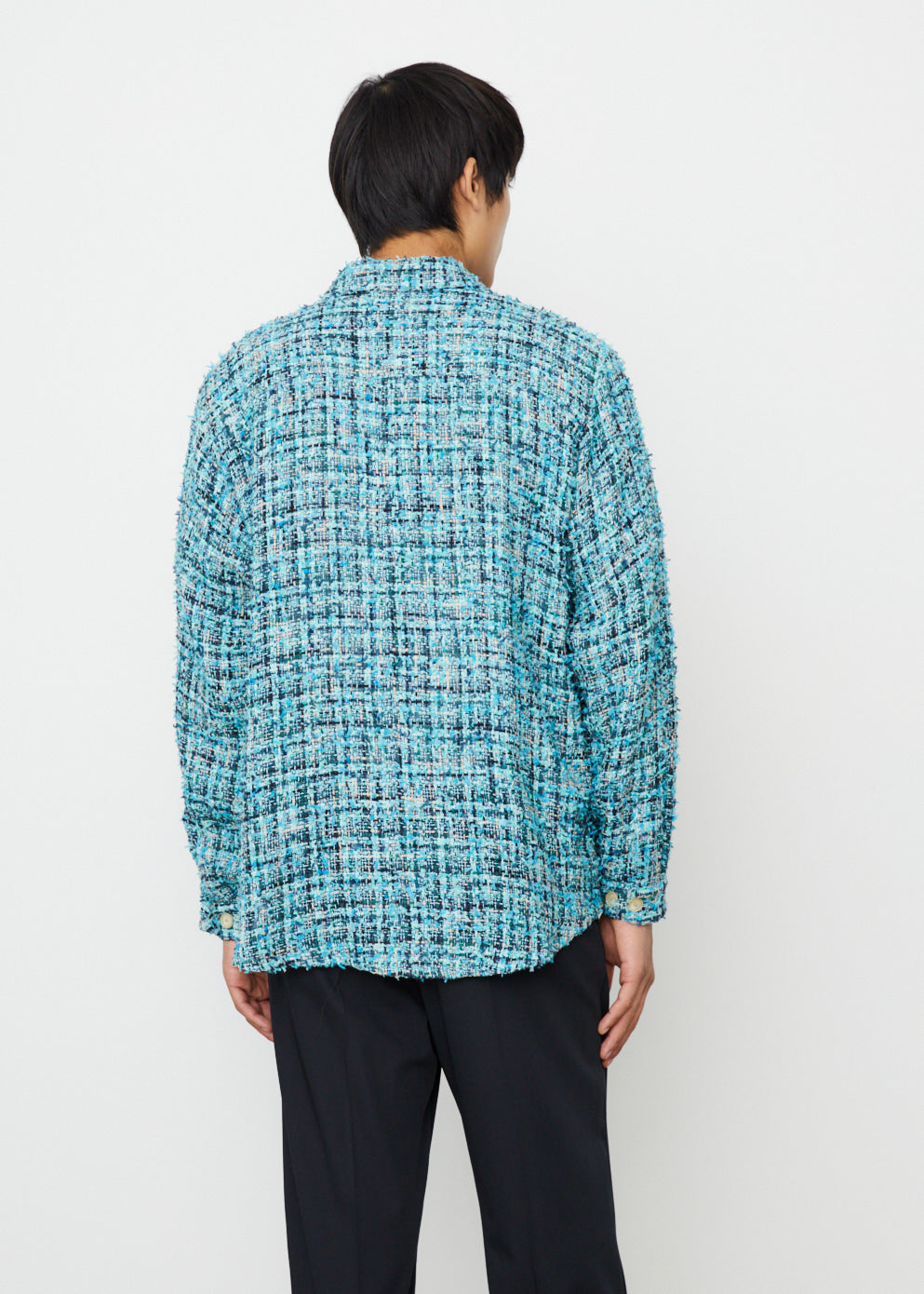 Homespun Summer Tweed Shirt Blouson