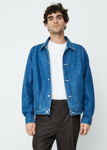 22SS SELVEDGE LIGHT DENIM BLOUSON size3-