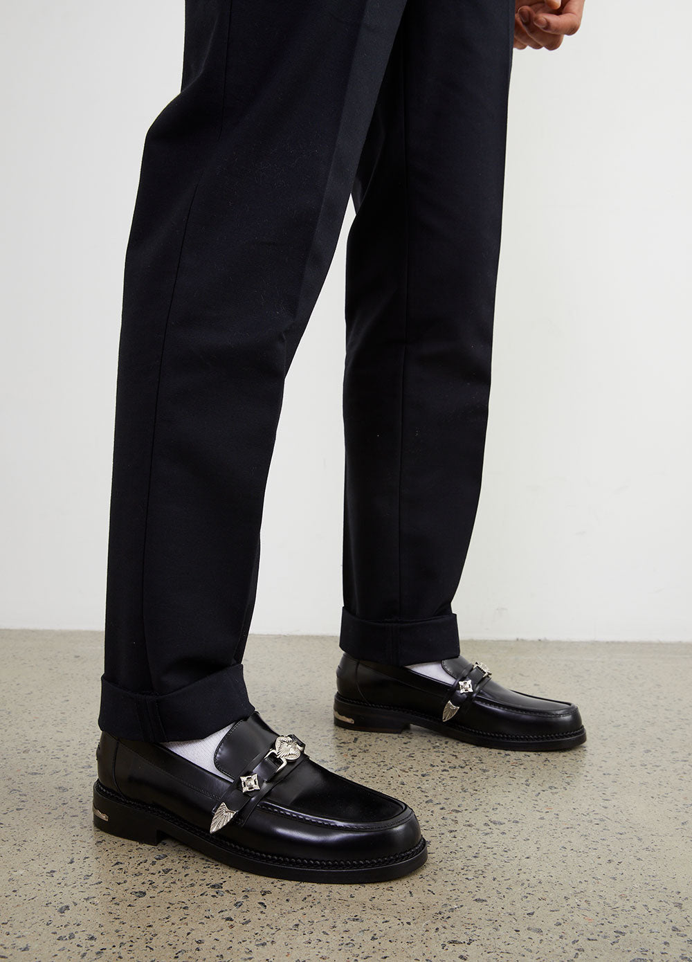 2極タイプ Toga Virilis Black Polido Loafers | www.tegdarco.com