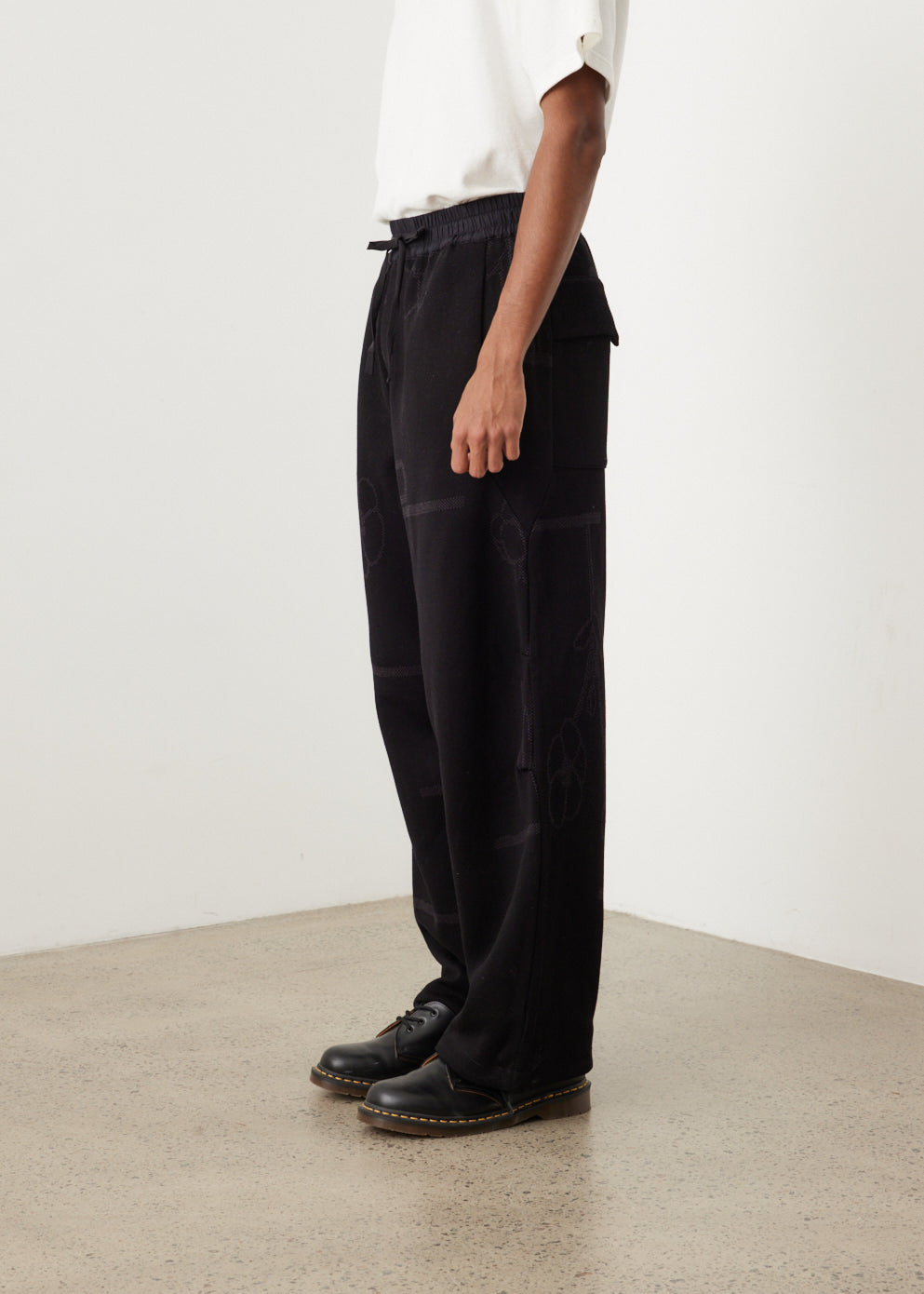 Men's Black Bulky Pants by ByBorre | Incu