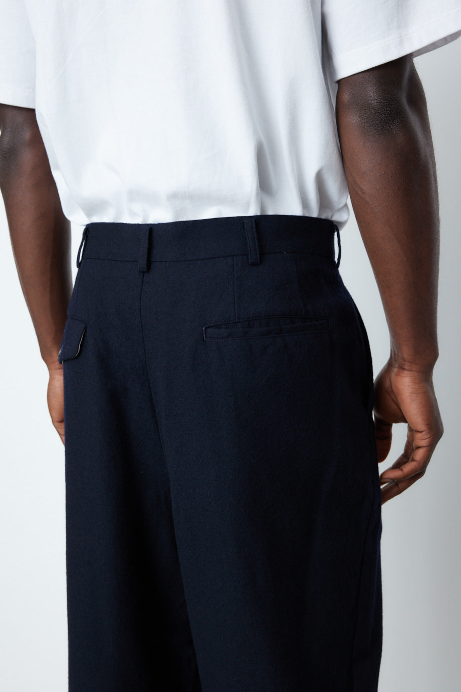 売れ筋がひ！ WIRROW Wool serge wide tapered slacks abamedyc.com