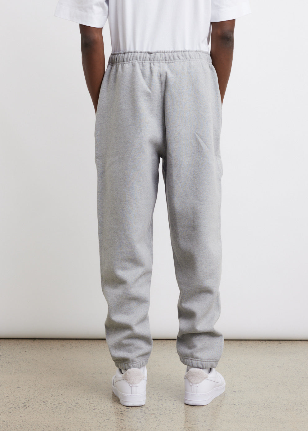 Men's Dark grey heather NRG Solo Swoosh Fleece Pants by Nike | Incu