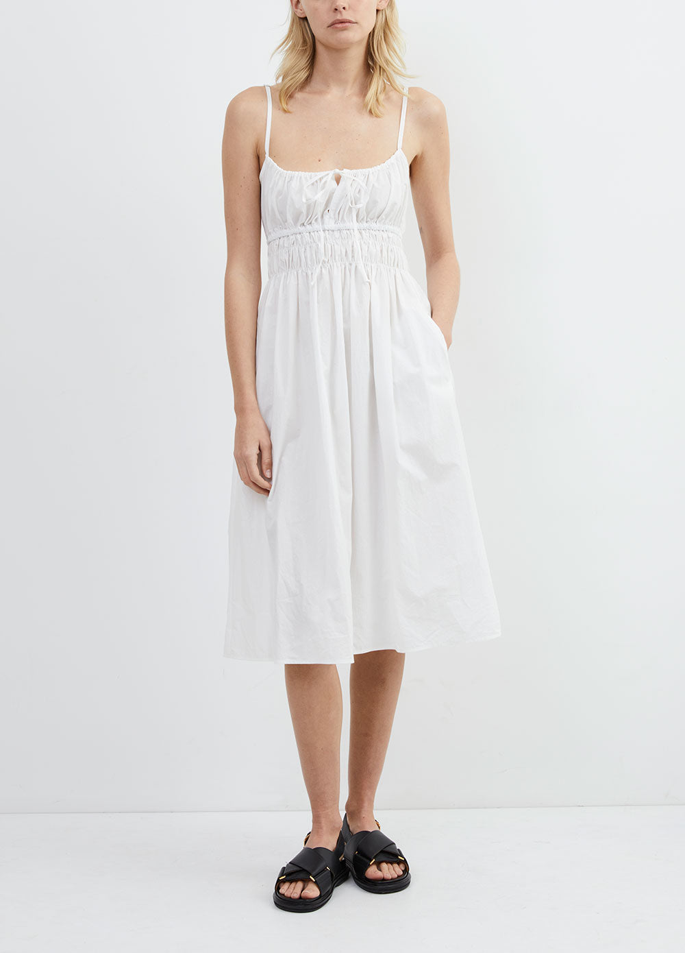 Women's White Gabriela Dress by Ciao Lucia | Incu