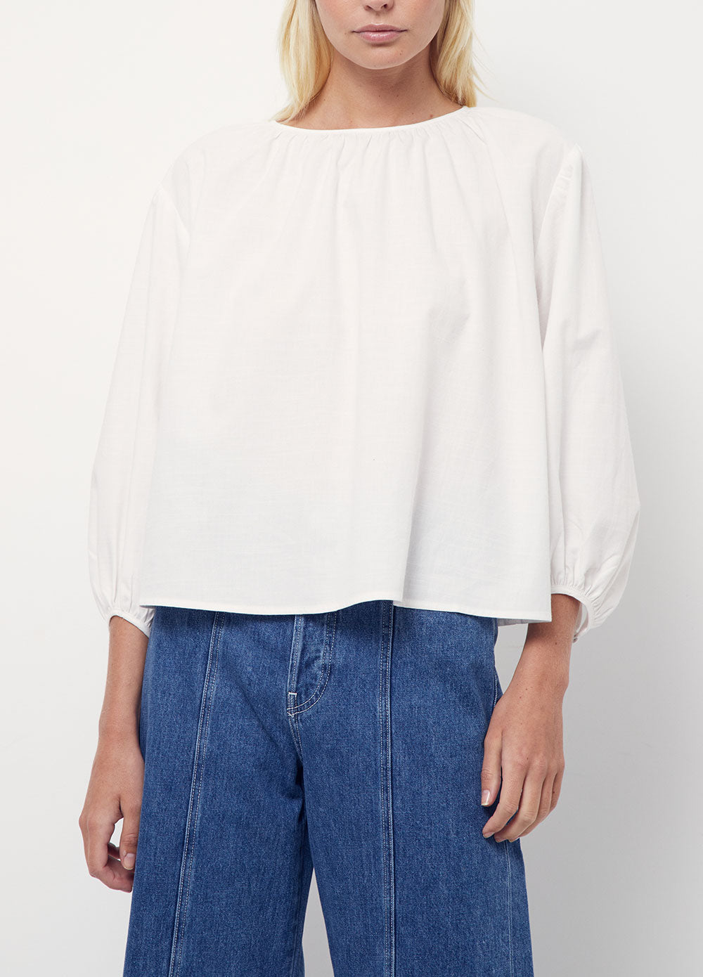 Women's White Ramona Top by Incu Collection | Incu