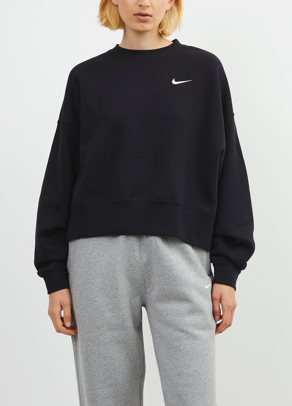 cotton womens nike crewneck sweatshirt