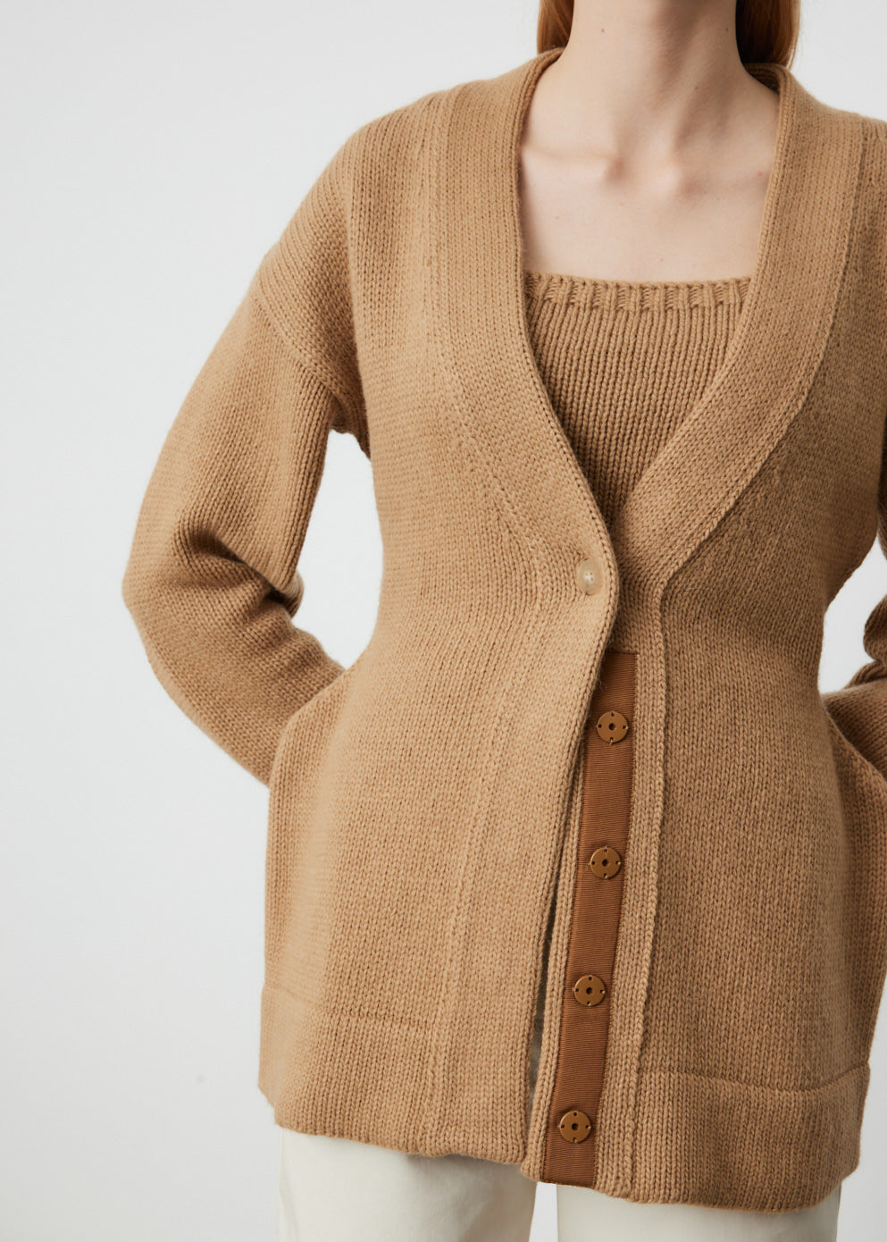 売れ筋特価品 little suzie Alpaca Mix V-neck Cardigan - grupofranja.com