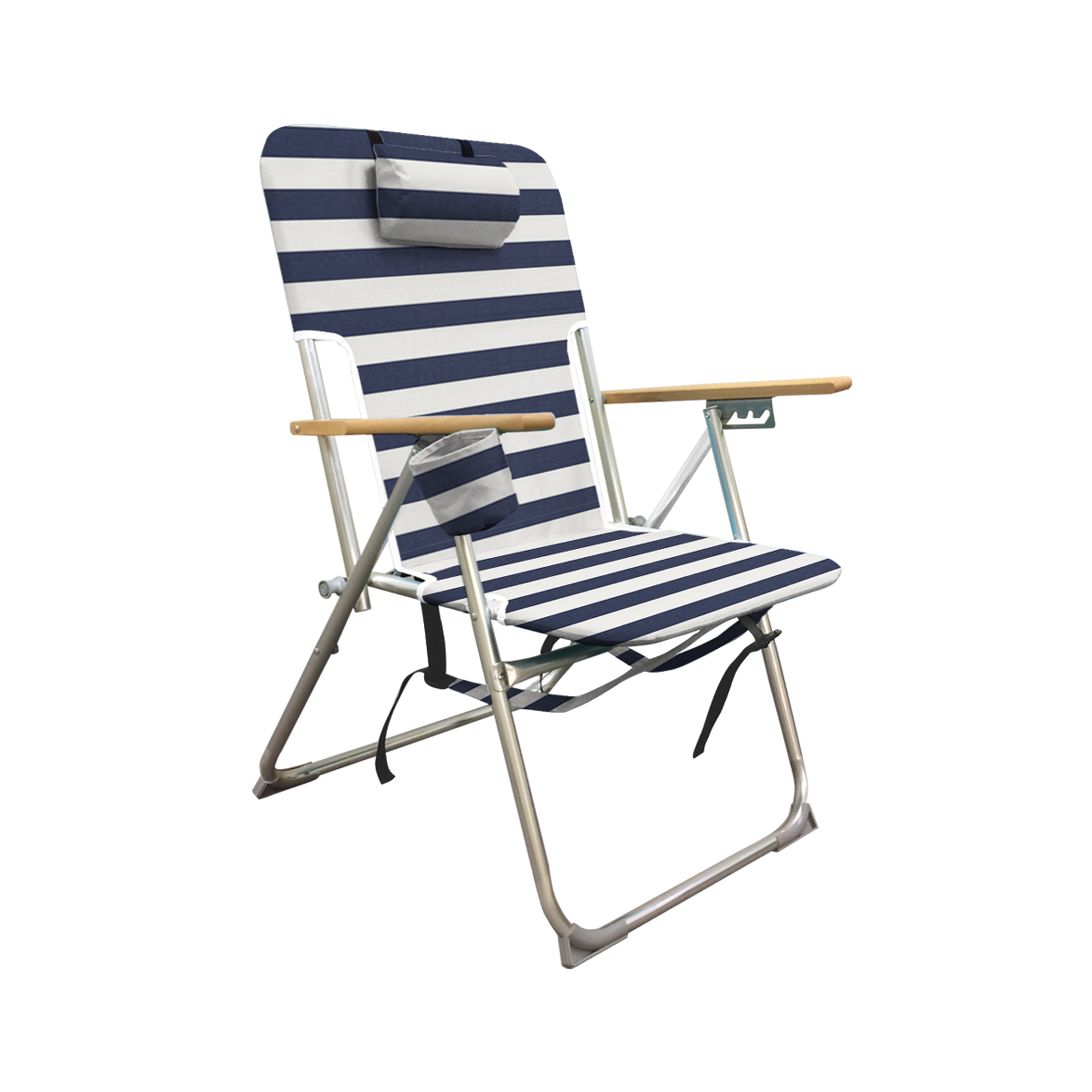 caribbean joe high weight capacity beach chair in red