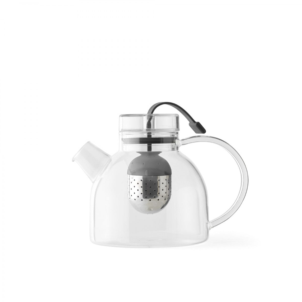 small glass tea kettle