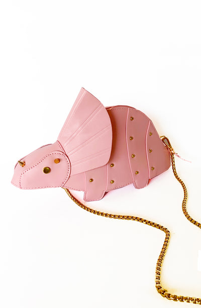 Pink Triceratops handbag - Bonsai Kitten