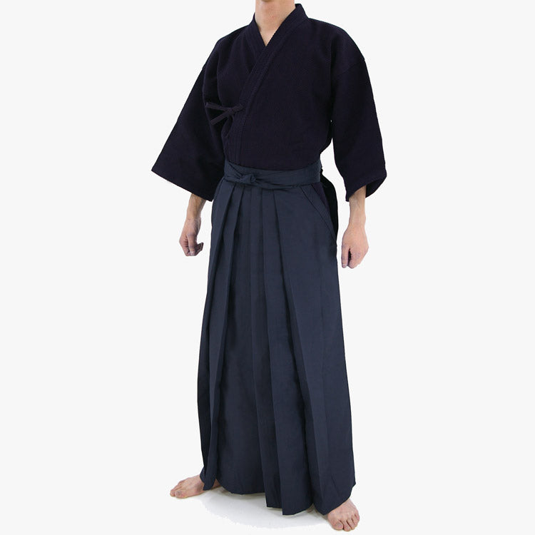 Deluxe Indigo-Dyed Single Layered Kendo Gi & DX Tetron Hakama Set – AOI ...