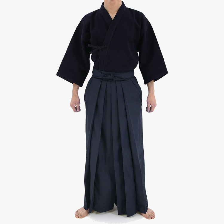 Deluxe Indigo-Dyed Single Layered Kendo Gi & DX Tetron Hakama Set – AOI ...