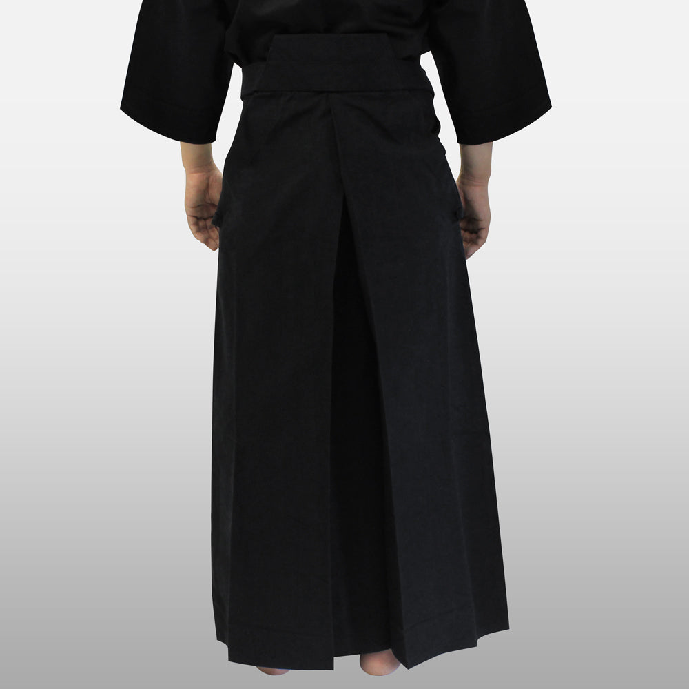 [New] #11000 Traditional Cotton Black Iaido Hakama (Permanent Pleats ...