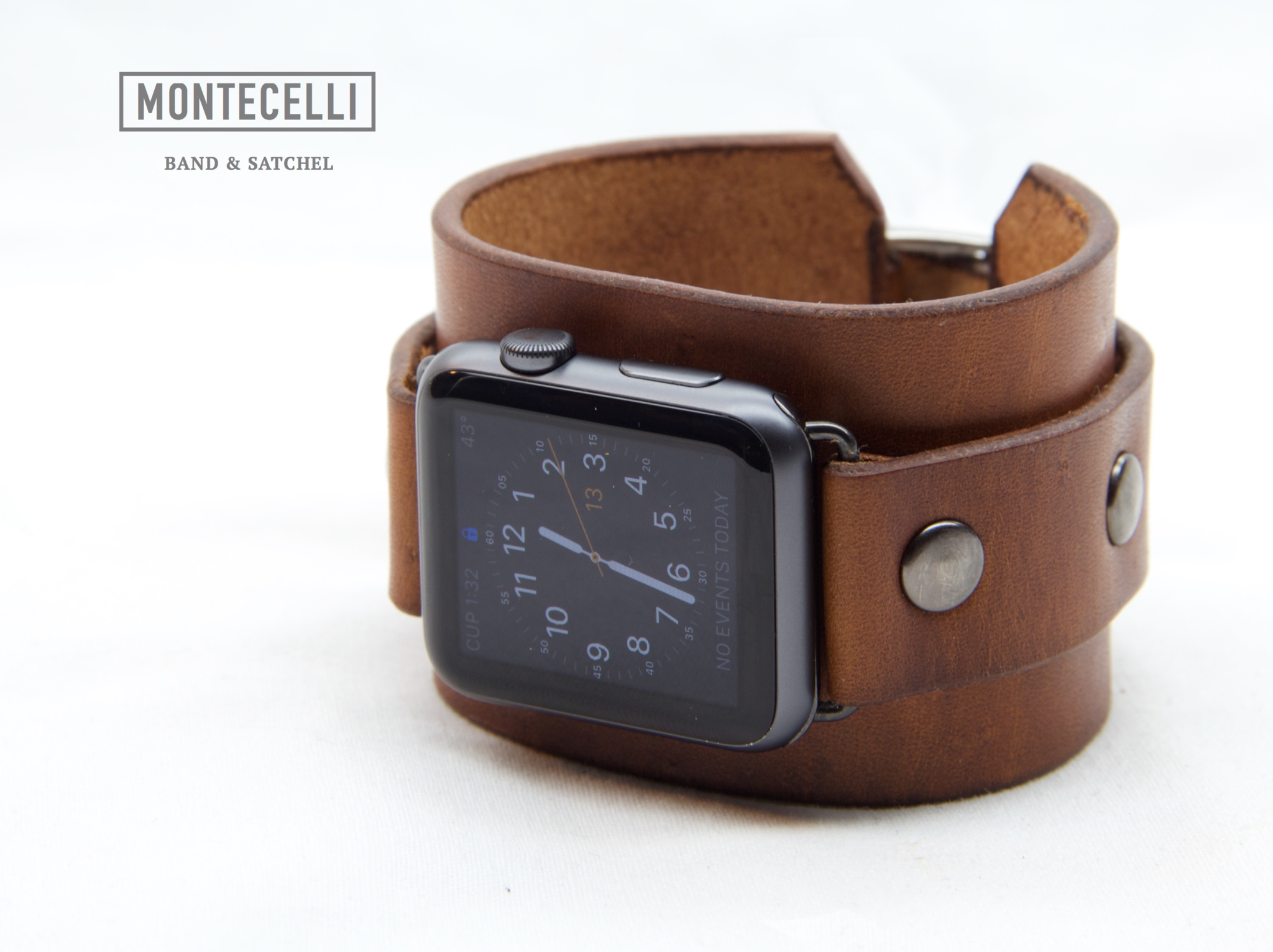 apple watch leather cuff