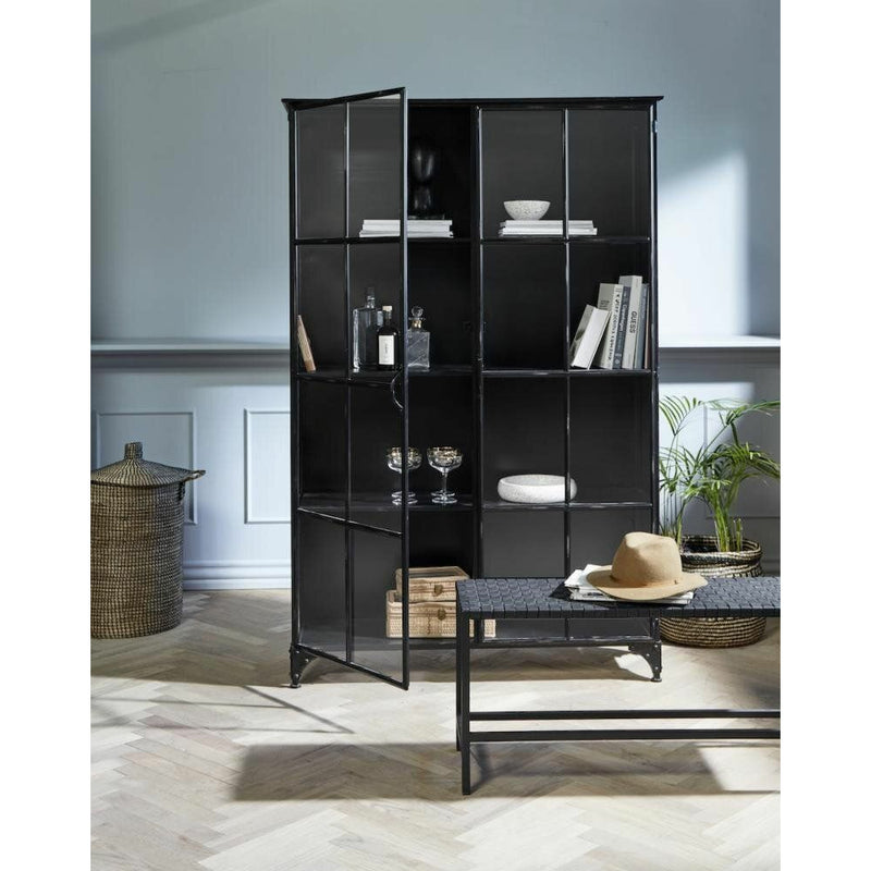 hand Voorwoord Ja Nordal downtown display cabinet in iron - 185x120 - black – DesignGaragen.dk